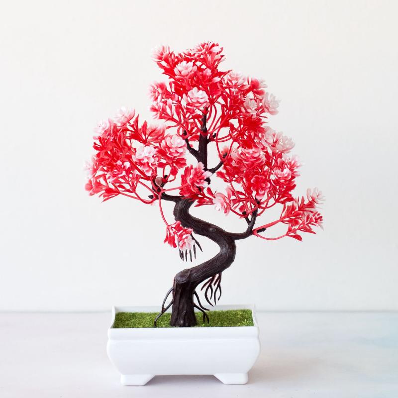 Bonsai Tree Zen Garden - Artificial Potted Bonsai Small Tree Fake