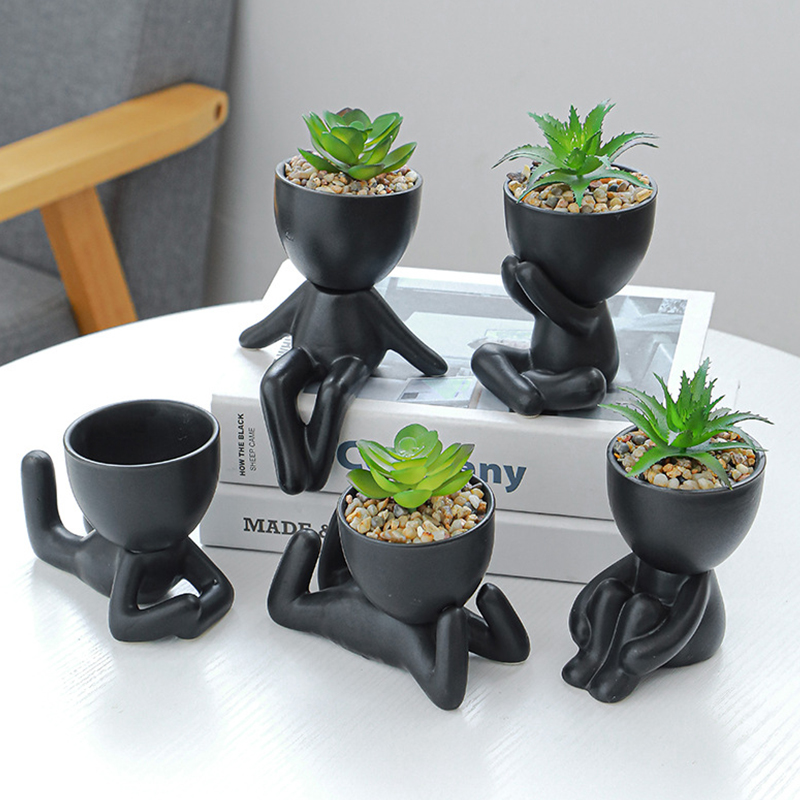 Nordic Creative Cute Tree Man  - Bonsai Tree Zen Garden recension och pris