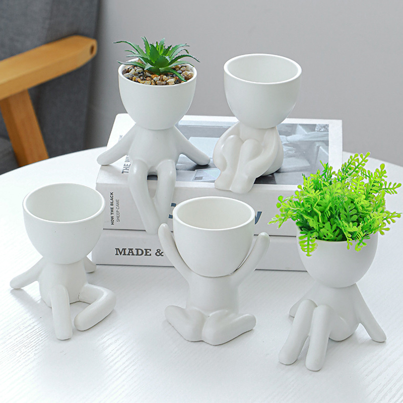 Nordic Creative Cute Tree Man  - Bonsai Tree Zen Garden recension och pris