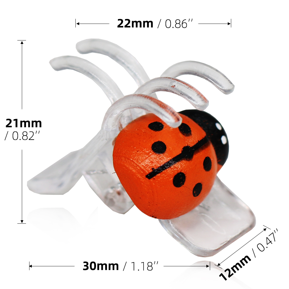 10-800PCS Ladybird Orchid Clip - Bonsai Garden For Home recension och pris