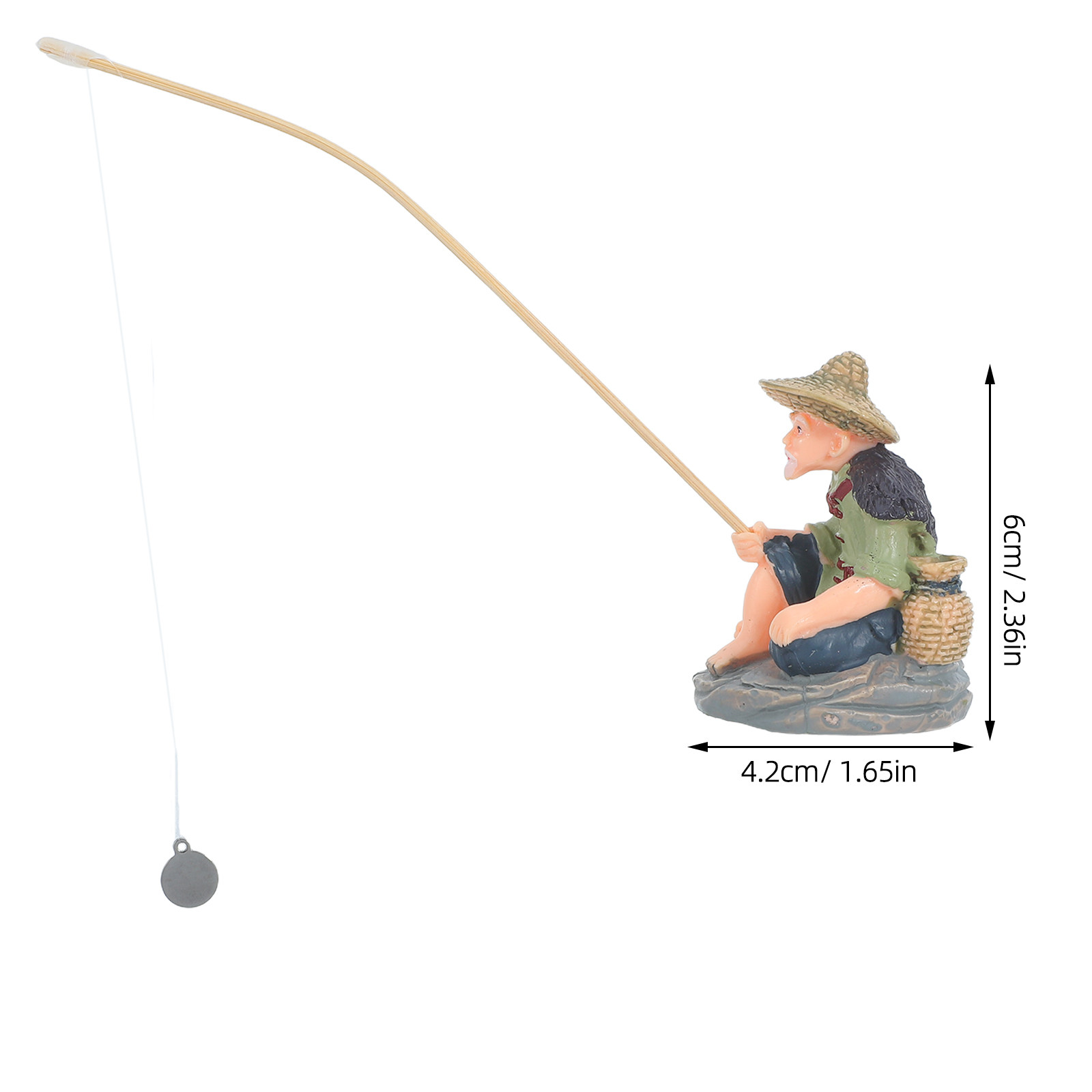 Floating Jiang Taigong Fishing - Bonsai Tree Zen Garden recension och pris