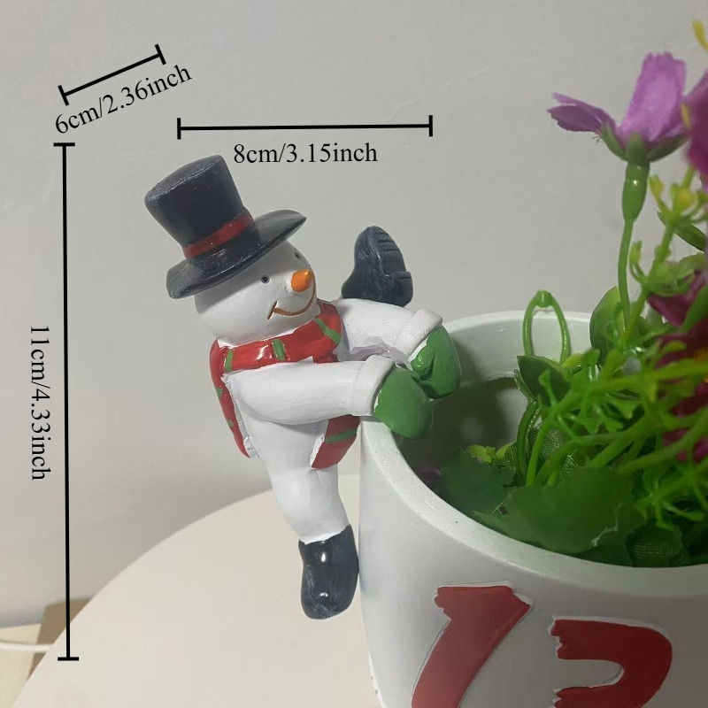 Christmas Santa Snowman Statue - Bonsai Garden Wall recension och pris