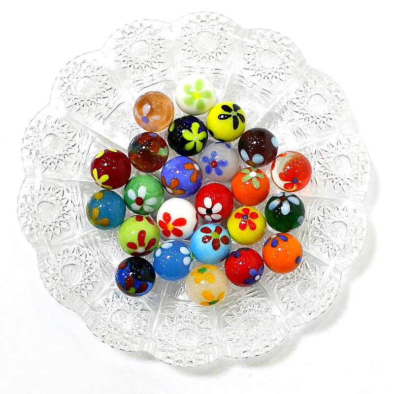 6pcs 16mm Colorful Rare Glass  - Bonsai Garden Indoor recension och pris
