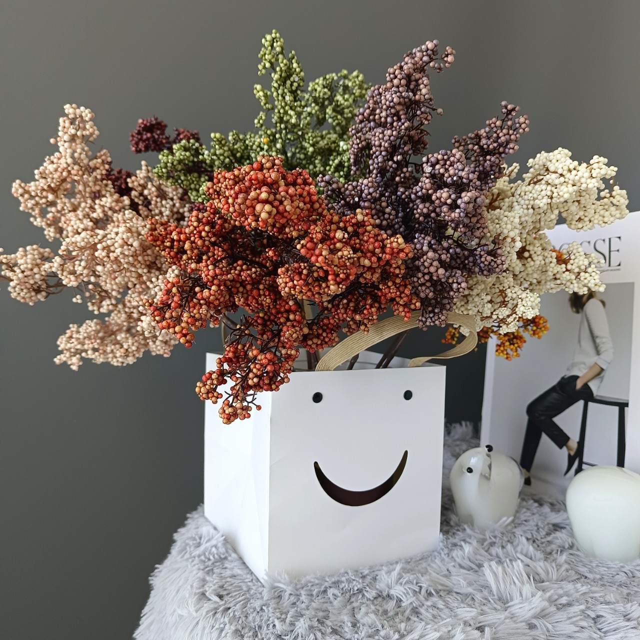 1/3pcs Artificial Flowers Plan - Bonsai Garden For Home recension och pris