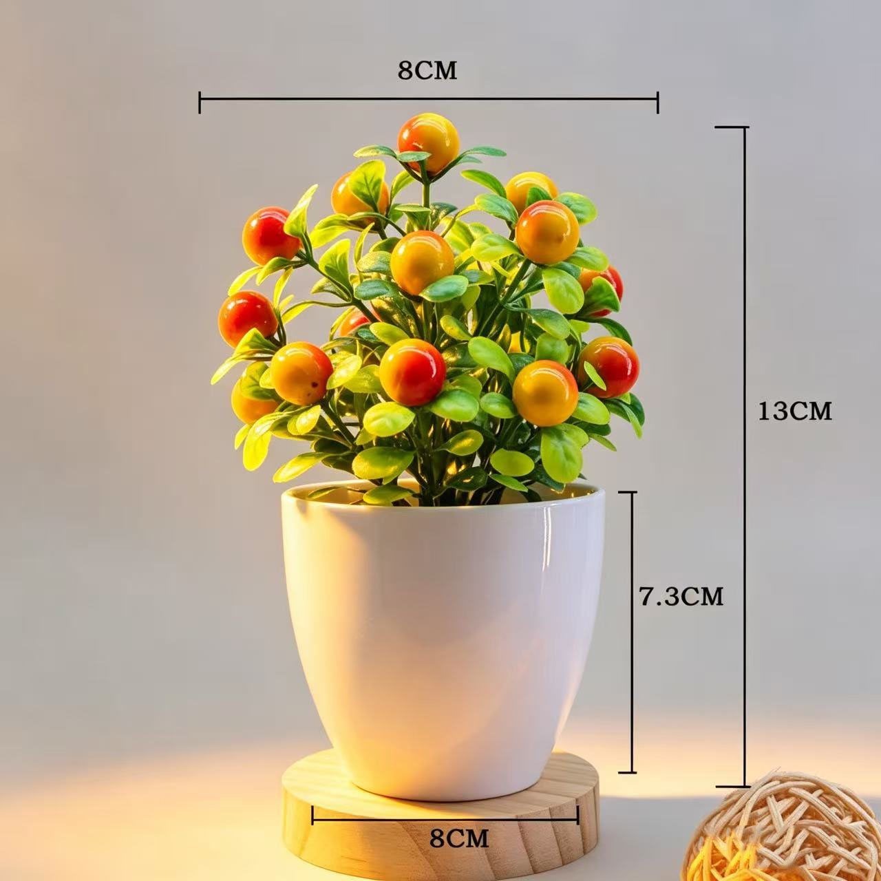 Artificial Fruits Tree Bonsai  - Bonsai Garden For Home recension och pris