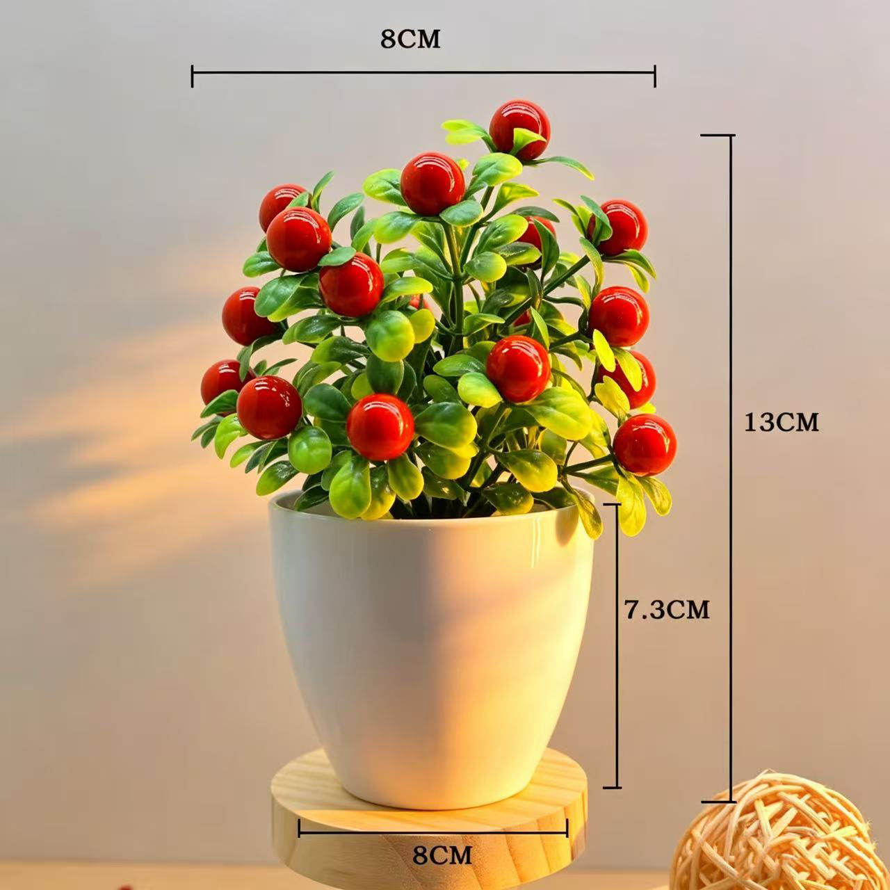 Artificial Fruits Tree Bonsai  - Bonsai Garden For Home recension och pris