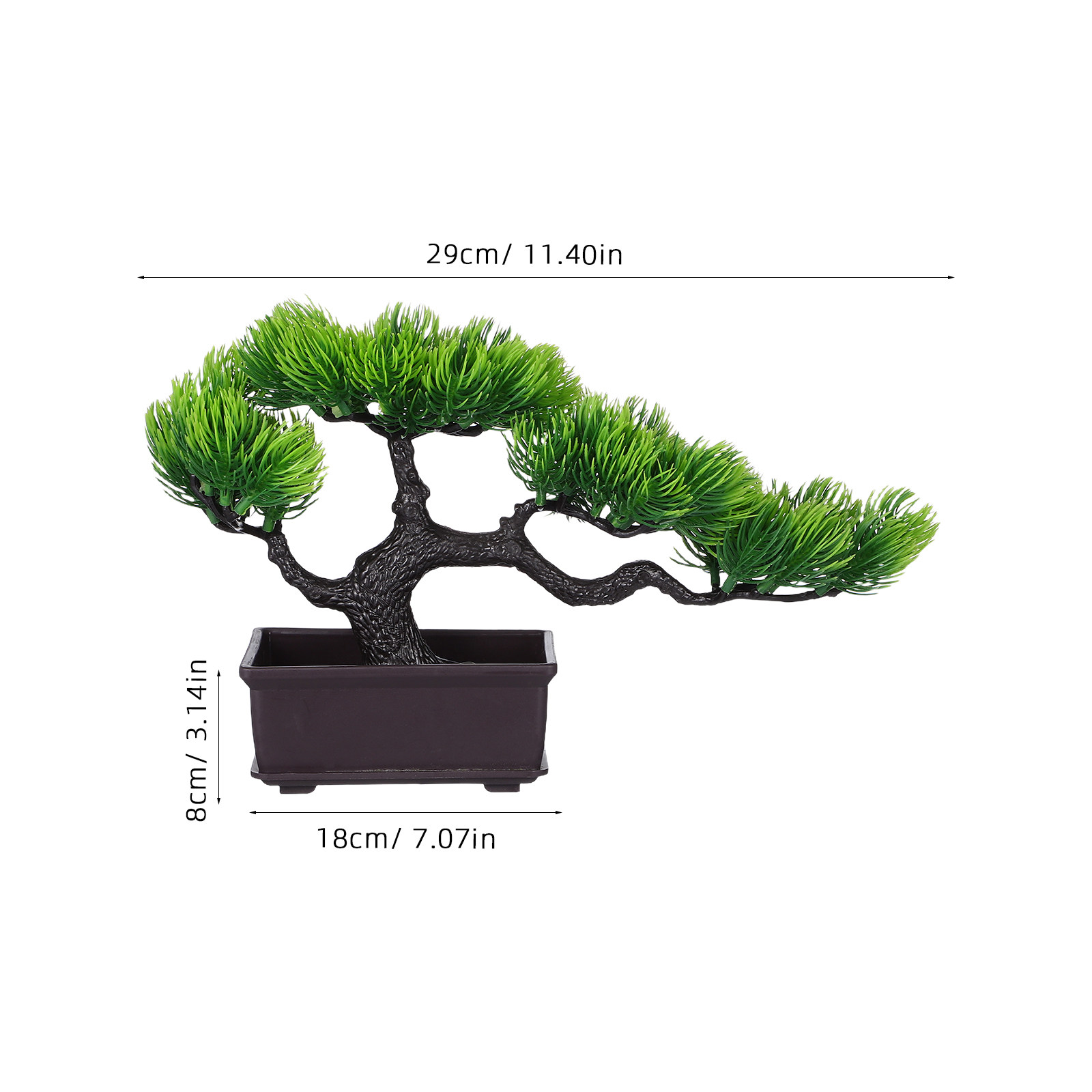 Artificial Bonsai Potted Faux  - Bonsai Tree Zen Garden recension och pris