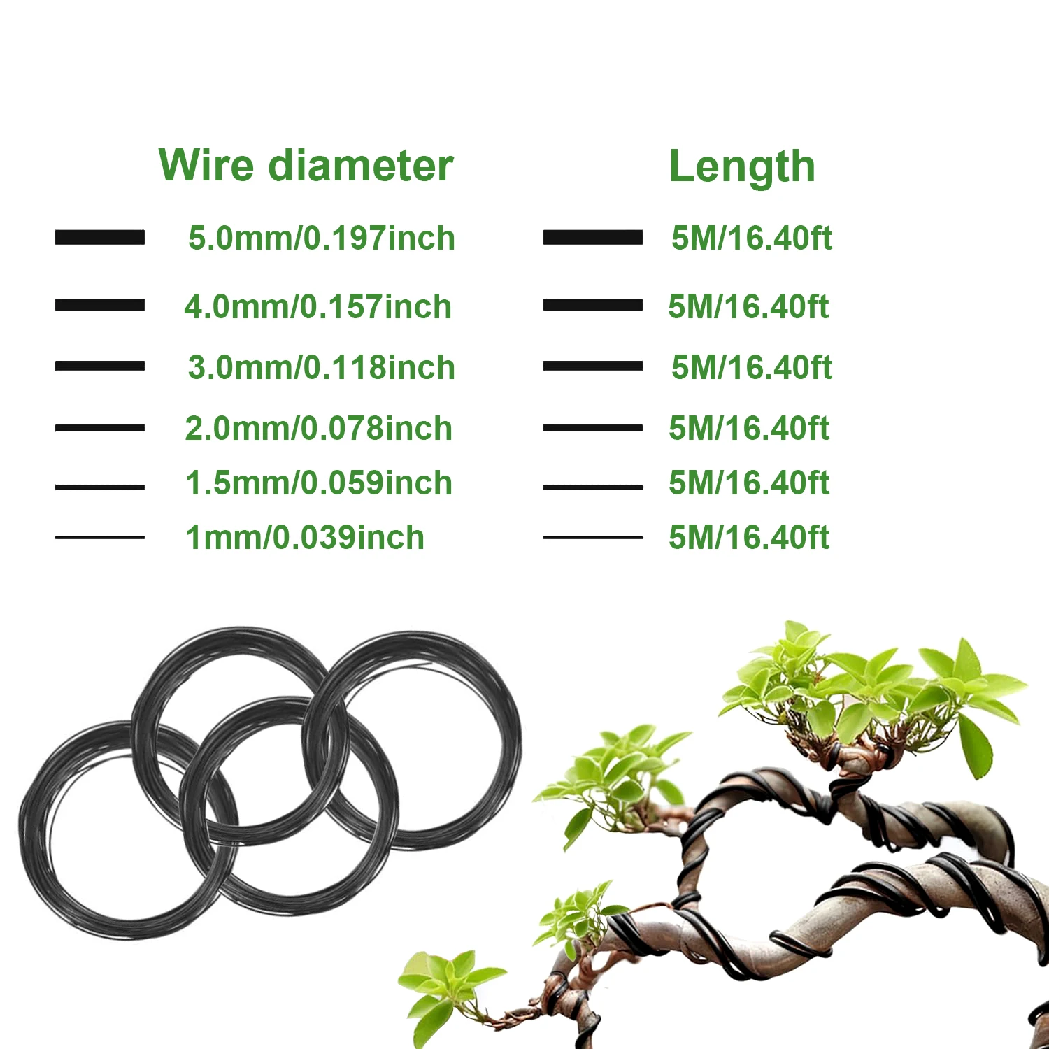 1pcs Bonsai Wires Anodized Alu - Bonsai Garden Accessories recension och pris