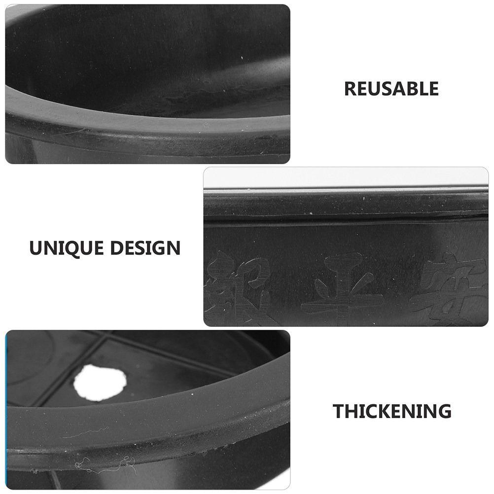 2Pcs Oval Plastic Planting Pot - Bonsai Garden Indoor recension och pris