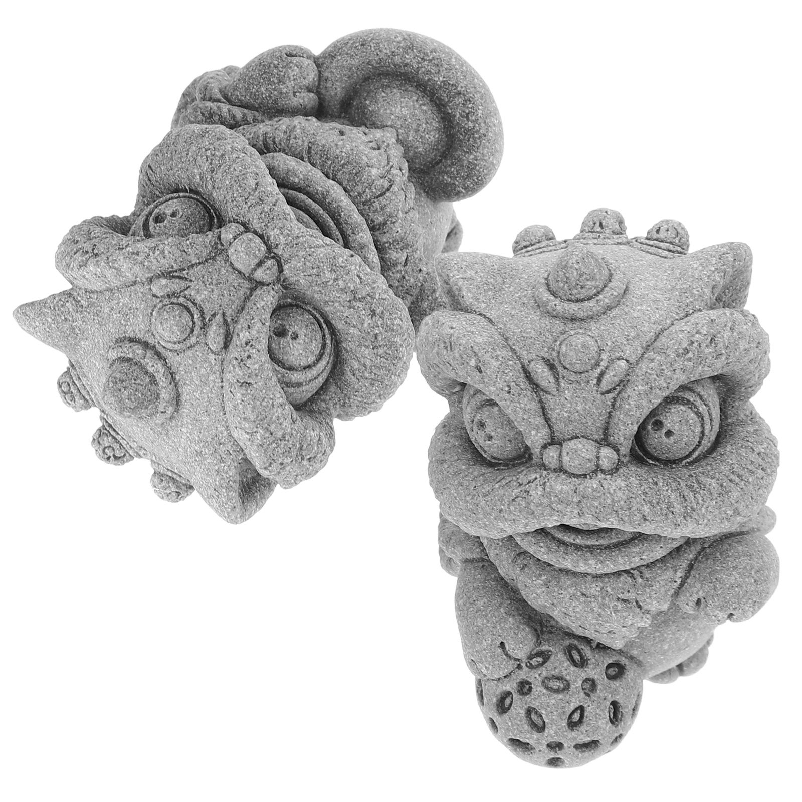 1Pair Small Lion Statue Faux S - Bonsai Garden Indoor recension och pris