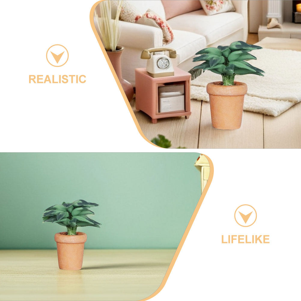 Miniature Artificial Potted Pl - Bonsai Garden House recension och pris