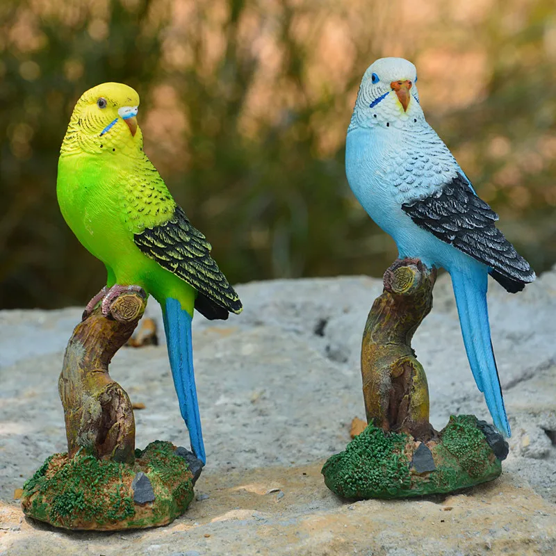 Resin Parrot Statue Ornament O - Bonsai Garden Wall recension och pris