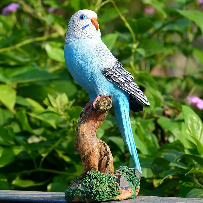 Resin Parrot Statue Ornament O - Bonsai Garden Wall recension och pris
