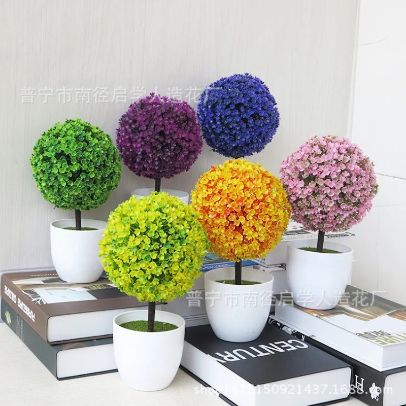 Artificial Small Tree Potted P - Bonsai Garden For Home recension och pris