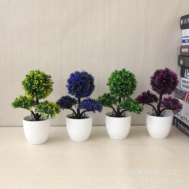 Artificial Small Tree Potted P - Bonsai Garden For Home recension och pris