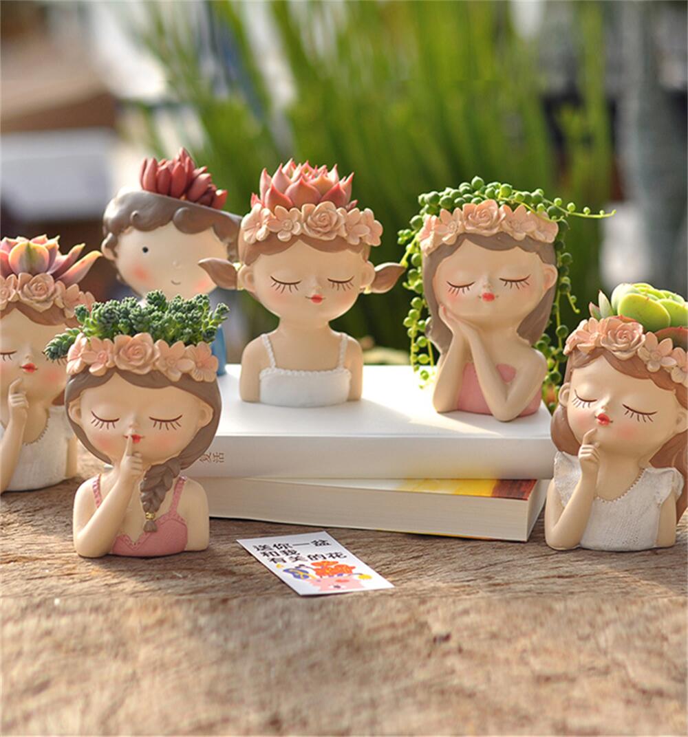 Fairy Succulent Flowerpot Desk - Bonsai Tree Zen Garden recension och pris