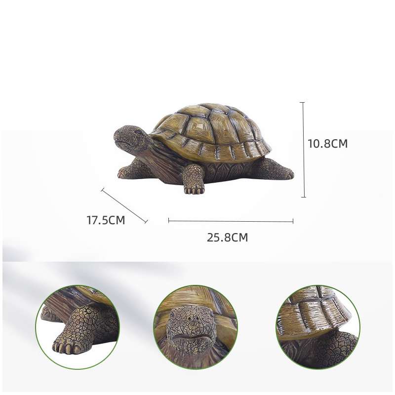Cute Decorative Turtle Resin T - Bonsai Garden For Home recension och pris